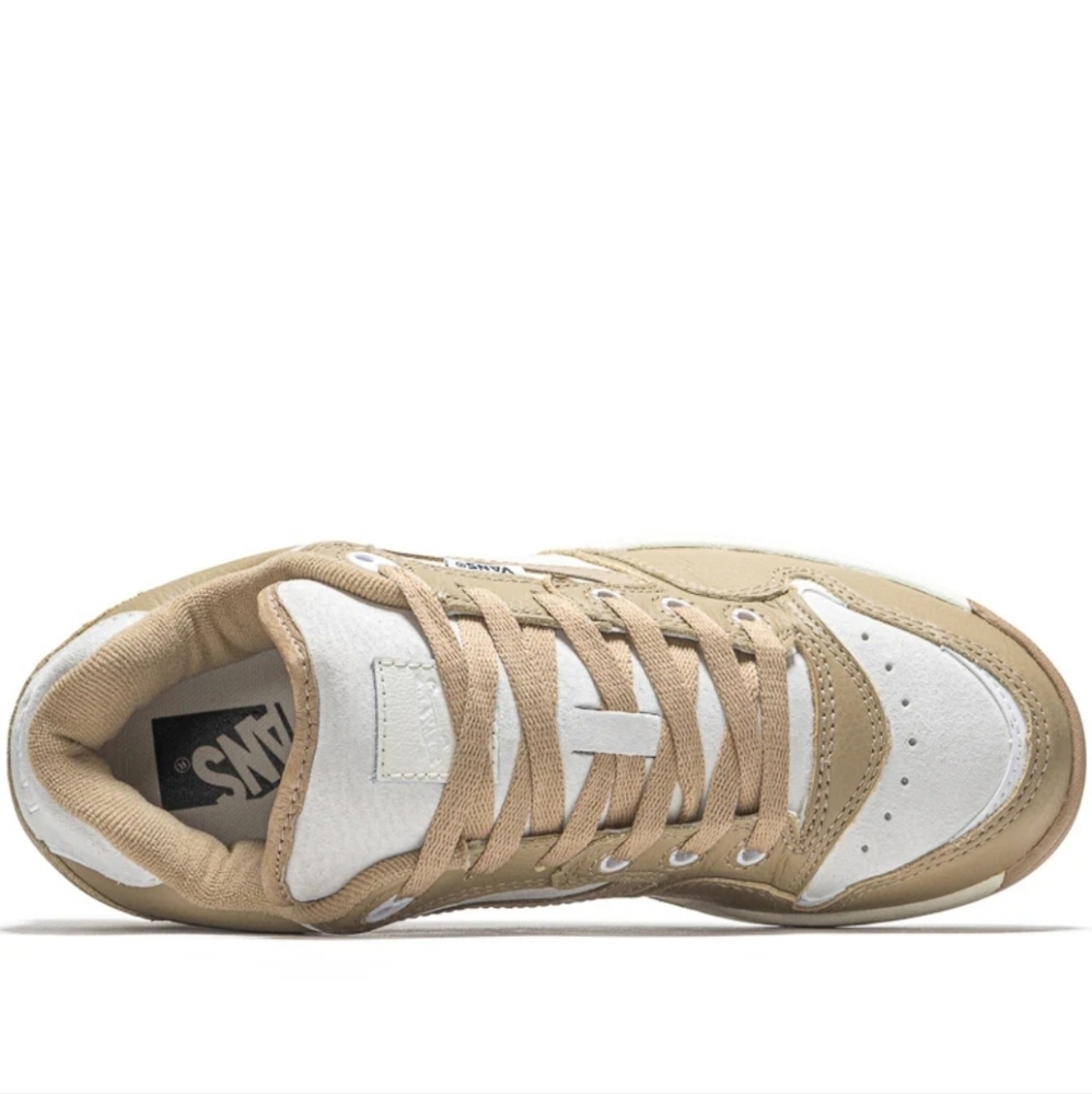 Vans Rowley XLT Lx Vintage Incense Men 11.5 Tan And White Leather Suede 092025 - Picture 5 of 11